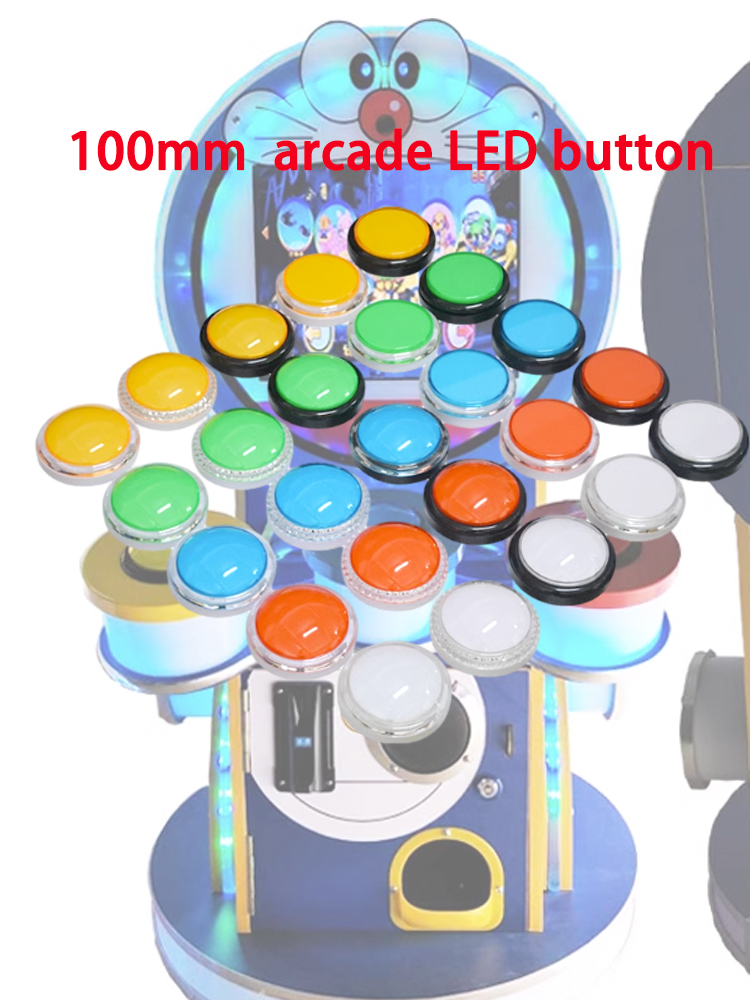 12V Arcade LED Button 100mm Pl - Arcade Vibes 评论和价格