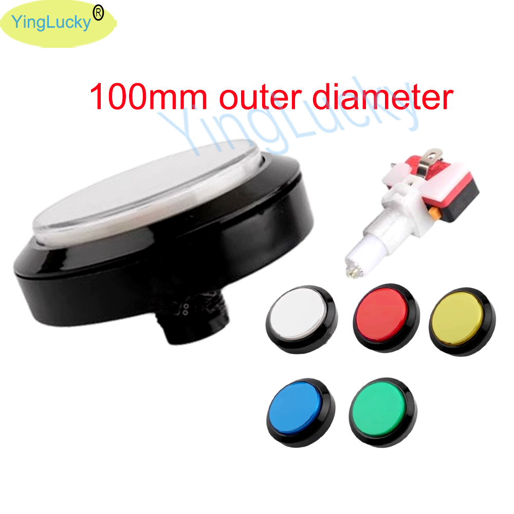 12V Arcade LED Button 100mm Pl - Arcade Vibes 评论和价格