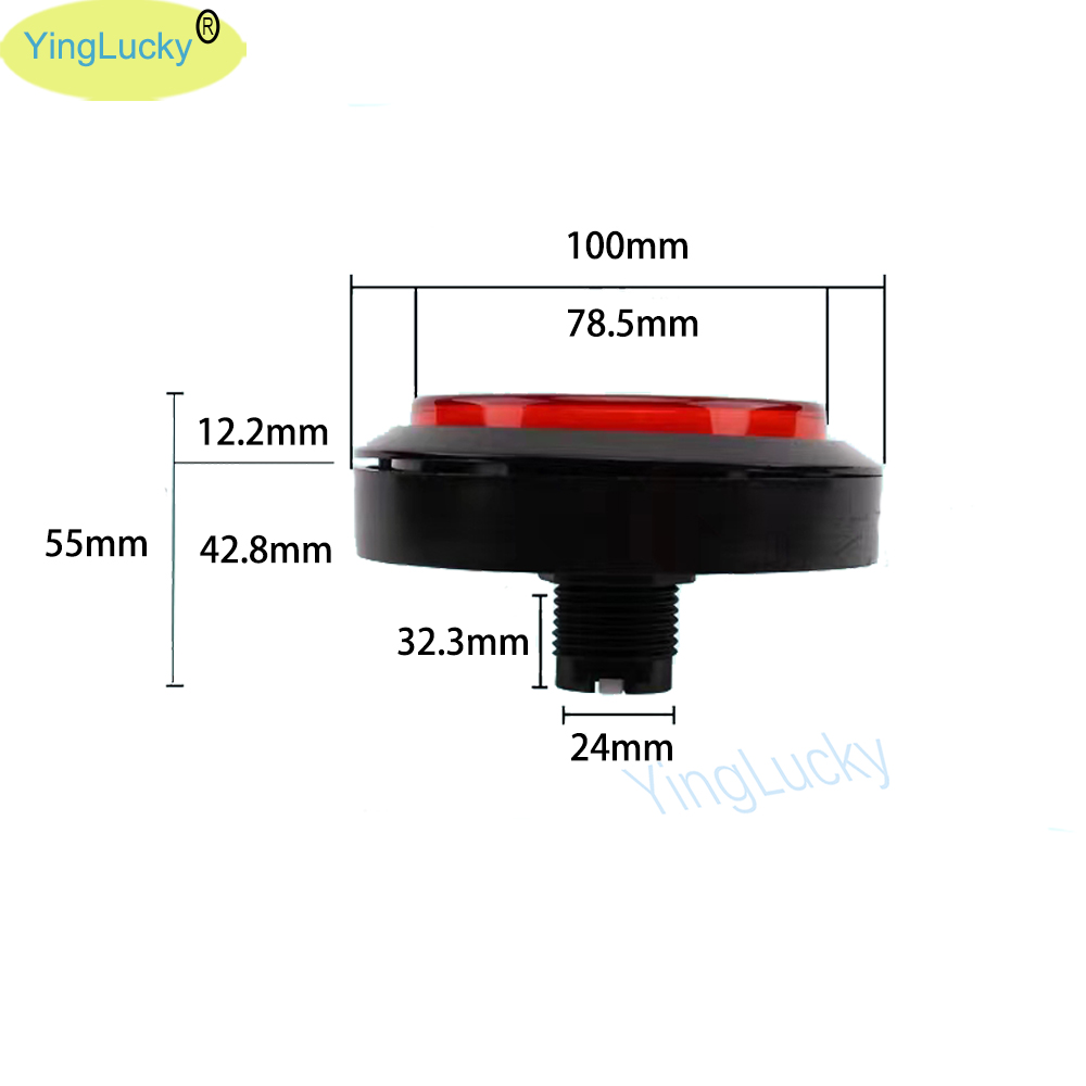 12V Arcade LED Button 100mm Pl - Arcade Vibes 评论和价格