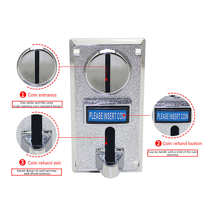 1Pc 616 Multi Coin Slot Accept - Arcade Games And Vending 评论和价格